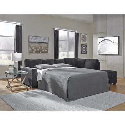 [SPECIAL] Altari Slate RAF Full Sleeper Sectional - bellafurnituretv