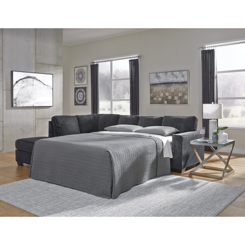 [SPECIAL] Altari Slate LAF Full Sleeper Sectional - bellafurnituretv