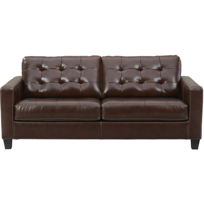 Altonbury Walnut Leather Sofa - bellafurnituretv