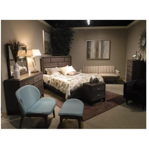 [SPECIAL] Davi Gray Panel Bedroom Set - bellafurnituretv