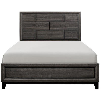 Davi Gray Queen Panel Bed - bellafurnituretv