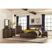 Parnell Rustic Cherry Panel Bedroom Set - bellafurnituretv