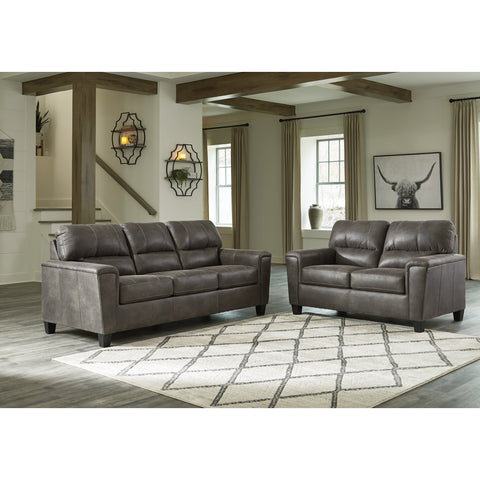 Navi Smoke Loveseat - bellafurnituretv