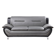 Matteo Gray/Black Sofa - bellafurnituretv