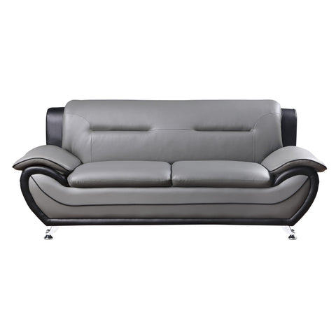 Matteo Gray/Black Sofa - bellafurnituretv