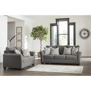 Domani Charcoal Sofa - bellafurnituretv