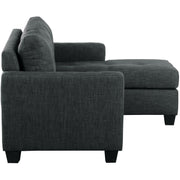 [SPECIAL] Phelps Dark Gray Reversible Sofa Chaise - bellafurnituretv