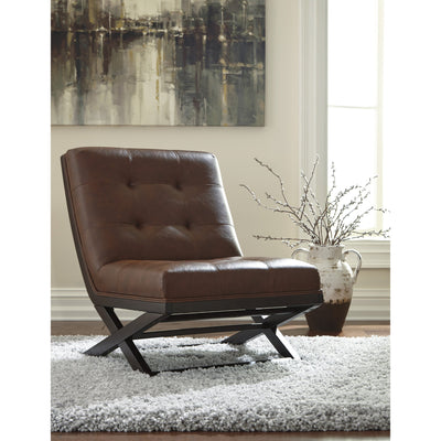 Sidewinder Brown Accent Chair - bellafurnituretv