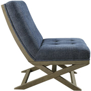 Sidewinder Blue Accent Chair - bellafurnituretv