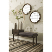 Gavinville Brown Accent Bench - bellafurnituretv