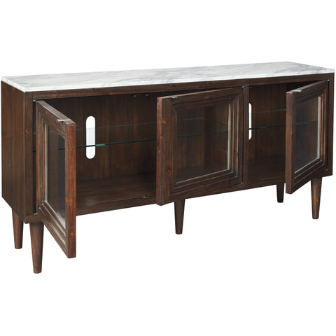 Graybourne Brown Accent Cabinet - bellafurnituretv