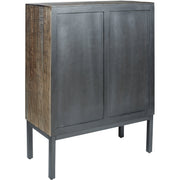 Premridge Antique Gray Bar Cabinet - bellafurnituretv