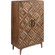 Gabinwell Two-tone Brown Accent Cabinet - bellafurnituretv