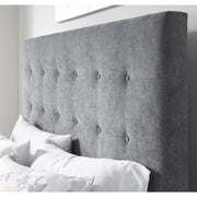 Dolante Gray Tufted Queen Upholstered Bed - bellafurnituretv