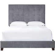 Dolante Gray Tufted Queen Upholstered Bed - bellafurnituretv