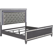 Refino Gray LED Panel Bedroom Set - bellafurnituretv