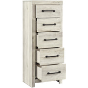 Cambeck Whitewash Narrow Chest - bellafurnituretv