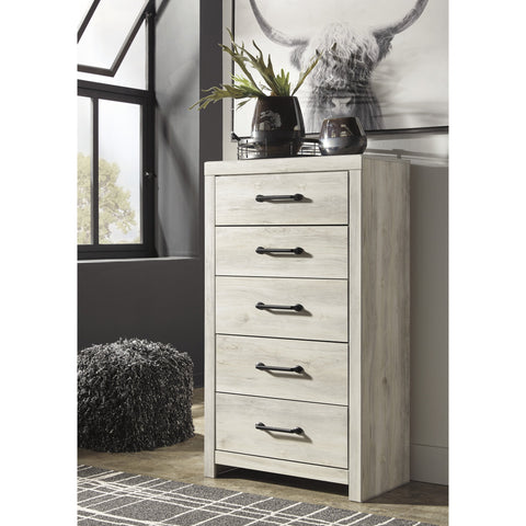 Cambeck Whitewash Chest - bellafurnituretv