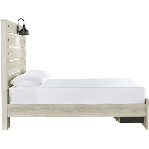 Cambeck Whitewash Full Footboard Storage Bed - bellafurnituretv