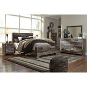 Derekson Gray Panel Bedroom Set | B200 - bellafurnituretv