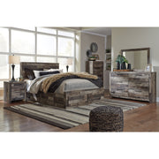 Derekson Gray Storage Platform Bedroom Set | B200 - bellafurnituretv