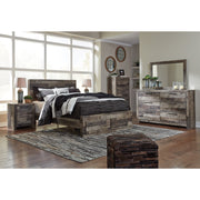 Derekson Gray Footboard Storage Platform Bedroom Set | B200 - bellafurnituretv