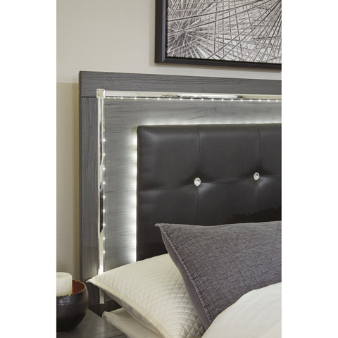 [SPECIAL] Lodanna Gray Youth LED Panel Bedroom Set - bellafurnituretv