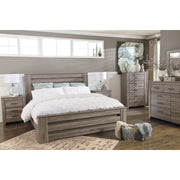 Zelen Warm Gray Panel Bedroom Set | B248 - bellafurnituretv