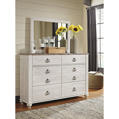 Willowton Whitewash Dresser | B267 - bellafurnituretv