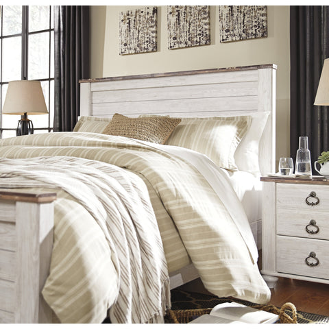 Willowton Whitewash Panel Bedroom Set | B267 - bellafurnituretv