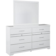 Jallory White Mirror - bellafurnituretv