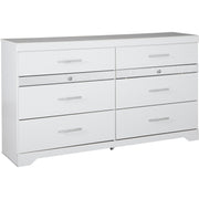 Jallory White Dresser - bellafurnituretv