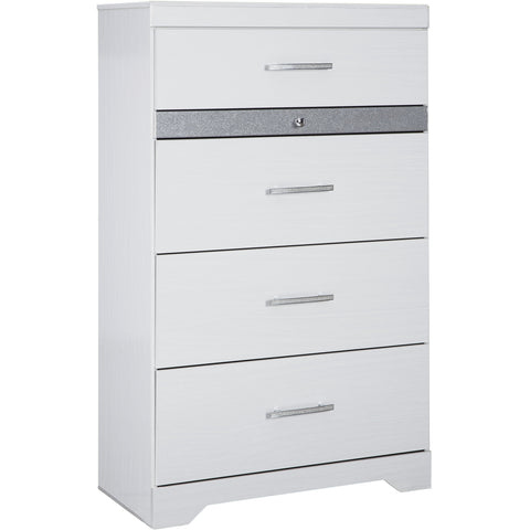 Jallory White Chest - bellafurnituretv