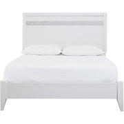 Jallory White Queen Panel Bed - bellafurnituretv