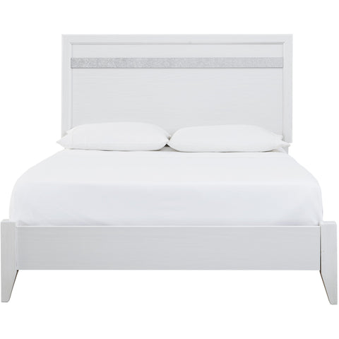 Jallory White Queen Panel Bed - bellafurnituretv