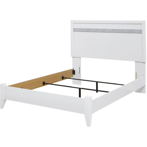 Jallory White Queen Panel Bed - bellafurnituretv