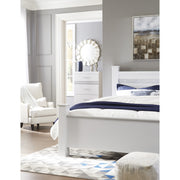 Jallory White Queen Poster Bed - bellafurnituretv