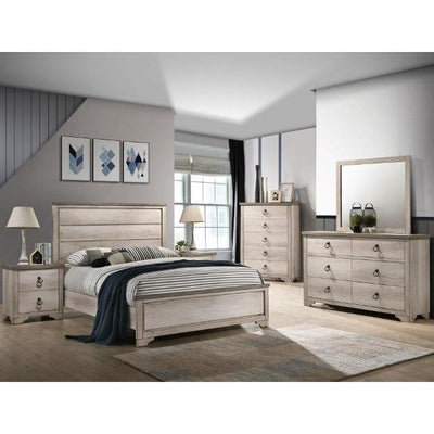 Patterson Driftwood Gray Panel Youth Bedroom Set - bellafurnituretv