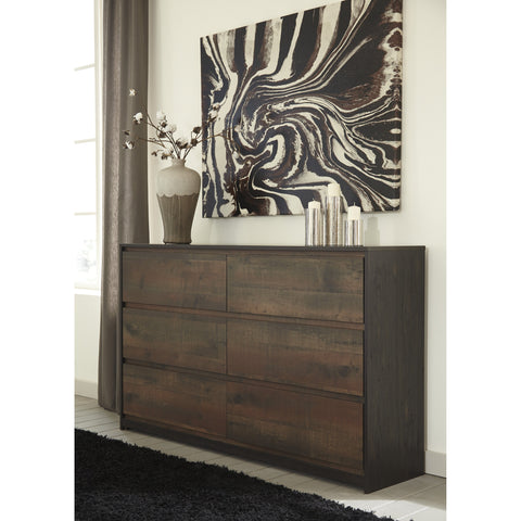 Windlore Dark Brown Dresser | B320 - bellafurnituretv