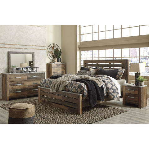 Chadbrook Brown Queen Panel Bed - bellafurnituretv