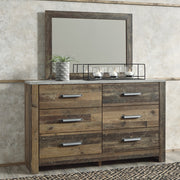 Chadbrook Brown Mirror - bellafurnituretv