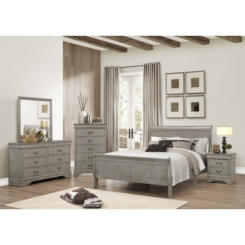 [HOT DEAL] Louis Philip Gray Youth Bedroom Set - bellafurnituretv