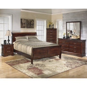 Alisdair Dark Brown Sleigh Bedroom Set | B376 - bellafurnituretv