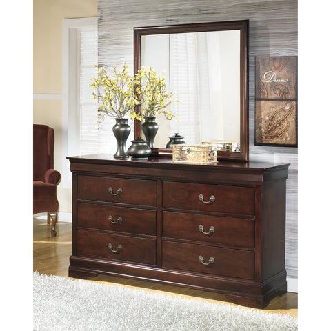 Alisdair Dark Brown Mirror | B376 - bellafurnituretv