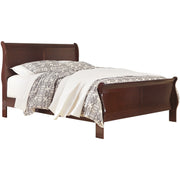 Alisdair Dark Brown Queen Sleigh Bed | B376 - bellafurnituretv