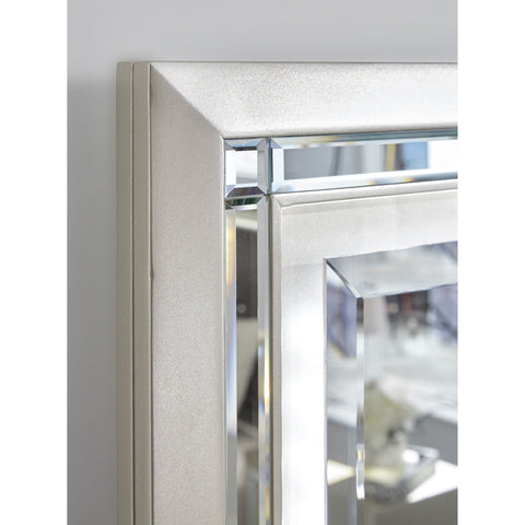 [SPECIAL] Lonnix Silver LED Upholstered Panel Bedroom Set | B410 - bellafurnituretv