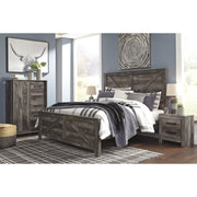 Wynnlow Gray Crossbuck Panel Bedroom Set | B440 - bellafurnituretv