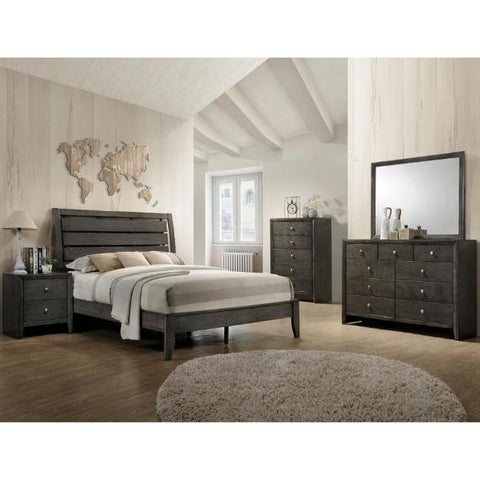 Evan Gray Nightstand - bellafurnituretv