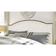 Wystfield White/Brown Queen Panel Bed - bellafurnituretv