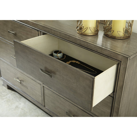 Arnett Gray Dresser - bellafurnituretv